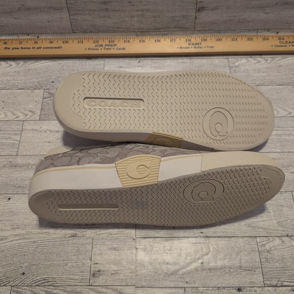 New Coach Women’s Citysole Skate Sneaker Stone / Chalk Sz 9.5 - Picture 8 of 10